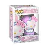Funko POP! Sanrio: Hello Kitty 50th - Hello Kitty In Cake - Sammelfigur aus Vinyl - Offizielle Merchandise - Spielzeug für Kinder & Erwachsene - Anime Fans und Display