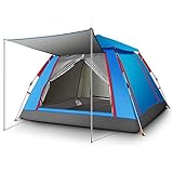 4 6 Man Camping Tent Automatic Pop Up Waterproof Family Tent Outdoor Portable Dome Tent 2 Colors and 2