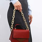 Bohend Mode Taschenkette Gold Metallisch Handtragekette Einfach Taschen Zubehör Für Frauen und Mädchen (54cm)