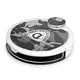 Folie Skin Sticker aus Vinyl-Folie Aufkleber kompatibel mit Ecovacs Deebot 900 SG Dynamo Dresden Camouflage Wapp