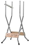 wolfcraft 5119000 Sägebock, zusammenklappbar/Mobile und kompakte Sägehilfe für zuhause und unterwegs, inkl. Auswurfsicherung/Tragkraft, 100 kg