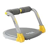 Abdominal-Trainingsgeräte, Fitnessgeräte, geeignet für Krafttraining, Bauchmuskeln und Ganzkörperübungen (Color : Yellow, Size : 47 * 34cm)
