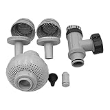 Intex Anschluss-Set Ø 38 mm, 4 bis 7,3m³/h grau Anschluss-Set