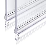 2x100cm Duschdichtung Revspoir Passen Perfekt 6 mm Dichtung Dusche Glastür Einfache Montage