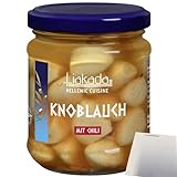 Liakada Knoblauch mit Chili (120g Glas) + usy Block