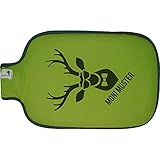 Manutextur Hugo Frosch Wärmflasche mit Namen - personalisiert - Motiv Elch - viele Farben & Motive – Wärmflasche - grün - Größe 19,5 x 31,5 cm - persönliches Geschenk mit Wunsch-Motiv und Wunsch-N