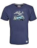 Herren T-Shirt VW Bulli »Lets Rock« Blau Gr.XL