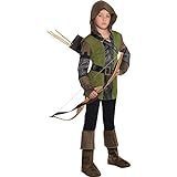 amscan Kind Jungen Teenager Prinz der Diebe Robin Hood Kostümbuch Kinder (8-10 Jahre)
