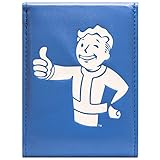 Fallout 4 Daumen hoch geknöpft Blau Portemonnaie Geldbörse