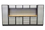 Profi Werkstatteinrichtung Set mit Schubladen 3920 mm breit x 2000 mm hoch by Tools.de - Werkstattschrank System (Werkstatteinrichtung Set 5)
