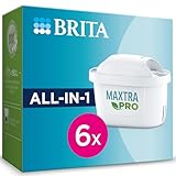 BRITA Wasserfilter-Kartusche MAXTRA PRO All-in-1 – 6er Pack (Halbjahresvorrat): Original BRITA Ersatzkartuschen für alle BRITA Kannen. Für frisches Wasser. Filtert PFAS, Chlor, Kalk & M