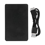 2,5-Zoll-Festplatte, 2,5-Zoll-USB3.0-Festplattenlaufwerk Tragbares Externes Mobiles Festplatten-Computerzubehör, Kompakte Größe und Einfach zu Tragen, Langlebig zu Verwenden (2 TB)