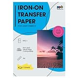 PPD 5 x A4 Inkjet Premium Transferpapier für helles Textil, Bügeleisen und Transferpresse PPD-1-5