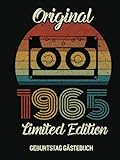 Gästebuch 60 Geburtstag: Buch zum Eintragen für Glückwünsche und den schönsten Fotos I Geschenk für Mädchen und Jungen I Geschenkidee 60. Geburtstag