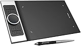 XPPen Deco Pro M Grafiktablett 11'x6' Zeichentablett mit Touchpad Stift-Tablett mit 8192 Druckstufen/60° Neigung kompatibel mit Android G