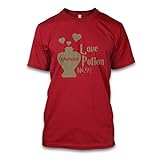 net-shirts T-Shirt mit Love Potion Aufdruck Inspired by Harry Potter T-Shirt, Größe S, rot