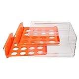 SOLUSTRE Eier-Aufbewahrungsbox Lebensmittelspender Kunststoff-Tabletts Für Lebensmittel Tragbarer Kühlschrank Eierhalter Für Kühlschrank Eierablage Für Kühlschrank Mit Gefrierfach