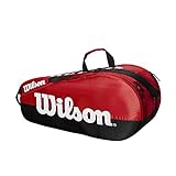 Wilson Team 2Comp Tennistasche rot-schwarz