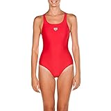 arena Dynamo Junior Einteiliger Badeanzug für Mädchen, Chlor- und Salzbeständiger Sport Badeanzug aus MaxFit Material mit UV-Schutz Faktor 50+