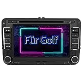 AWESAFE Radio für VW Golf 5 Golf 6, 2DIN Autoradio mit Mirrorlink, 7 Zoll Touchscreen Monitor, SD, USB, CD DVD und Bluetooth