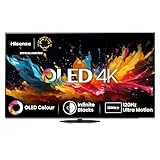 Hisense 65A85N 164cm (65 Zoll) Fernseher, 4K UHD OLED Smart TV,120Hz, HDMI 2.1, Game Mode Pro, AMD FreeSync Premium, Dolby Vision IQ & Atmos, Bluetooth, Alexa Built-in, Schwarz, [2024]