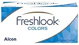 Alcon FreshLook Colors Misty Gray Monatslinsen weich, 2 Stück / BC 8.6 mm / DIA 14.5 / 0 Dioptrien