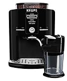 KRUPS EA8298 Kaffeevollautomat Latt'Espress One-Touch-Funktion | 1,7 L | 15 bar | LC Display | Cappuccinatore | schwarz