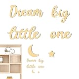 Wall Wooden Letter, Modern Big Dream Wall Sign For Kids Room, Baby Room Decoration, Adorable Gallery Art For Birthday, Children Day, And Easter Celeb