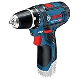 Bosch Professional 12V System Akku Bohrschrauber GSR 12V-15 (ohne Akku/ Ladegerät)