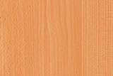d-c-fix Klebefolie Rotbuche Holz-Optik selbstklebende Folie wasserdicht realistische Deko für Möbel, Tisch, Schrank, Tür, Küchenfronten Möbelfolie Dekofolie Tapete 67,5 cm x 2 m