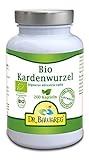 Bio Kardenwurzelpulver - 200 Vegie-Kapseln - 300mg je Kapsel - ohne Zusatzstoffe - Dr. Bawareg made in Germany