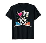 90er Party Outfit T-Shirt Kostüm Kleidung Klamotten Hits T-Shirt