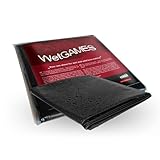 JOYDIVISION SexMAX WetGAMES Laken schwarz I Bettlaken 180 x 220 cm I PVC Laken für Partnerspiele & Massagen I Nässeschutz für Bett I waschbar bis 30°C I Bed Sheets Waterp