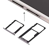 HDZ AYD for Huawei Honor 5X / GR5 Micro-SIM-Karten-Behälter + Nano-SIM & Micro SD Karten-Behälter (grau) (Color : Silver)