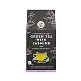 Amazon-Marke: Happy Belly Select Grüner Tee mit Jasminblüten, aromatisiert 1 x 20 Pyramidenbeutel