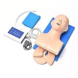 dmartN Lehrmodell, Trachealintubations-Trainingsmodell, Lehrmodell für Intubationspuppen aus PVC für Erwachsene, Simulationsmodell für Trachealintubationsoperationen, W