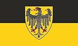 U24 Aufkleber Aachen Flagge Fahne 8 x 5 cm Autoaufkleber Sticker