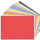 100 Blatt - A3 120 g/m² Tonpapier Bunt Farbige Papier, 10 Farben