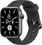 Smartwatch Damen Herren, 1,85' HD Touch Fitnessuhr mit Telefonfunktion, 140+Sportmodi Smart Watch Fitness Tracker mit Pulsmesser Schlafmonitor Schrittzähler, IP68 Wasserdicht Sportuhr für iOS