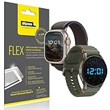 dipos FLEX 2x Schutzfolie klar passend für Xiaomi Mi Smart Band 9, 100% Displayabdeckung, Anti-Shock, Fingerprint Kompatibel, Case-Friendly, Full Cover Displayschutz F