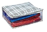 Wasserdichte Saree-Abdeckungen mit Reißverschluss / Saree-Taschen für Kleiderschrank/Saree-Cover-Taschen/Saree-Aufbewahrungstaschen mit Kapazität von 10-15 Sarees