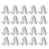 CHQAMRCTY Tür-/Zierleisten-Clips aus weißem Kunststoff, 20 Stück, for Toyota und Lexus (6777158010), Austauschteilnummer 6777158010