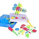 Bauspielzeug für Kinder | Kinder-Schraubendreher-Spielzeug-Set | 193-teiliges pädagogisches Konstruktionsspielzeug für Kinder