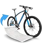 Fahrrad Schutzfolie Aufkleber Rahmenschutz für z.B. BMX, MTB, Rennrad oder E-Bike -- 24-teiliges, Transparentes Steinschlagschutz-Set