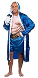 Brandsseller Herren Kostüm Boxer Karneval Party Junggesellenabschied One Size/Einheitsgröße Blau