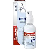Canesten EXTRA Spray - zur Behandlung von Hautpilz - schnell wirksam gegen Fadenpilze, Hefen oder Schimmelpilze - mit Bifonazol - 1 x 25 ml
