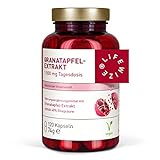 LifeWize® Granatapfel Extrakt - 40% Ellagsäure - 1500 mg Hochdosiert pro Tagesdosis - 120 Kapseln - Vegan & ohne unerwünschte Zusätze