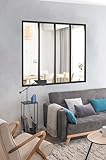 KIT ATELIER Innenliegendes Vordach, Schwarz, sandgestrahlt, Werkstatt-Set, 4 Glasscheiben, k