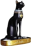 WQQLQX Statue Ägyptische Katze Gott Skulptur Tiere Harz Handwerk Familie Desktop Dekoration 16 * 20 cm Skulpturen