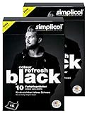 simplicol Colour Refresh Farbpflegetücher, Schwarz, 20 Stück: Zur Auffrischung ausgeblichener Kleidung für sichtbar tieferes Schwarz